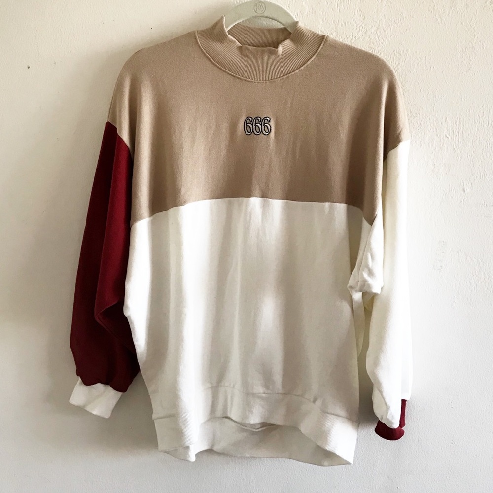 authentic Japanese “666” streetwear pullover